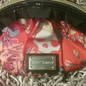 NWT Betsey Johnson Skull Mini Ruffle Red